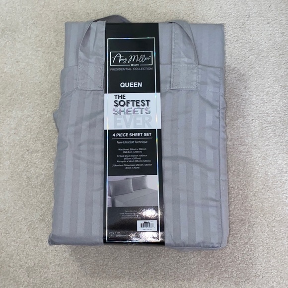 Bedding Amy Miller Home Gray Queen Sheets Poshmark